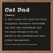 Show in main carousel: Kendrick Cat Dad Definition Wall Décor, Black, 8 x 8-in slide 1 of 2