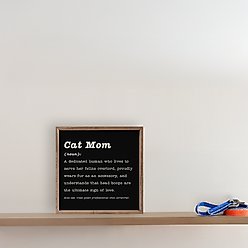 Kendrick Cat Mom Definition Wall Décor, Black, 4 x 4-in slide 2 of 3