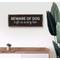 Show in main carousel: Kendrick Beware of Dog & Wife Wall Décor, Black, 12 x 4-in slide 3 of 3