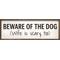 Show in main carousel: Kendrick Beware of The Dog & Wife Wall Décor, White, 12 x 4-in slide 1 of 3