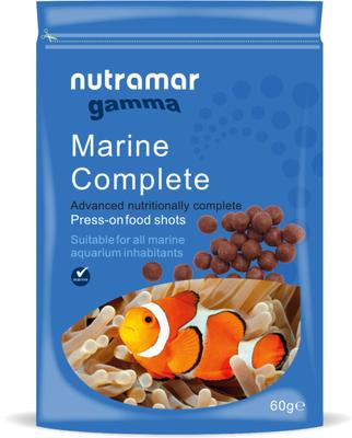 Show full view: Nutramar Marine Complete Shots Fish Food, 60-g pouch slide 2 of 5