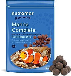 Nutramar Marine Complete Shots Fish Food, 60-g pouch