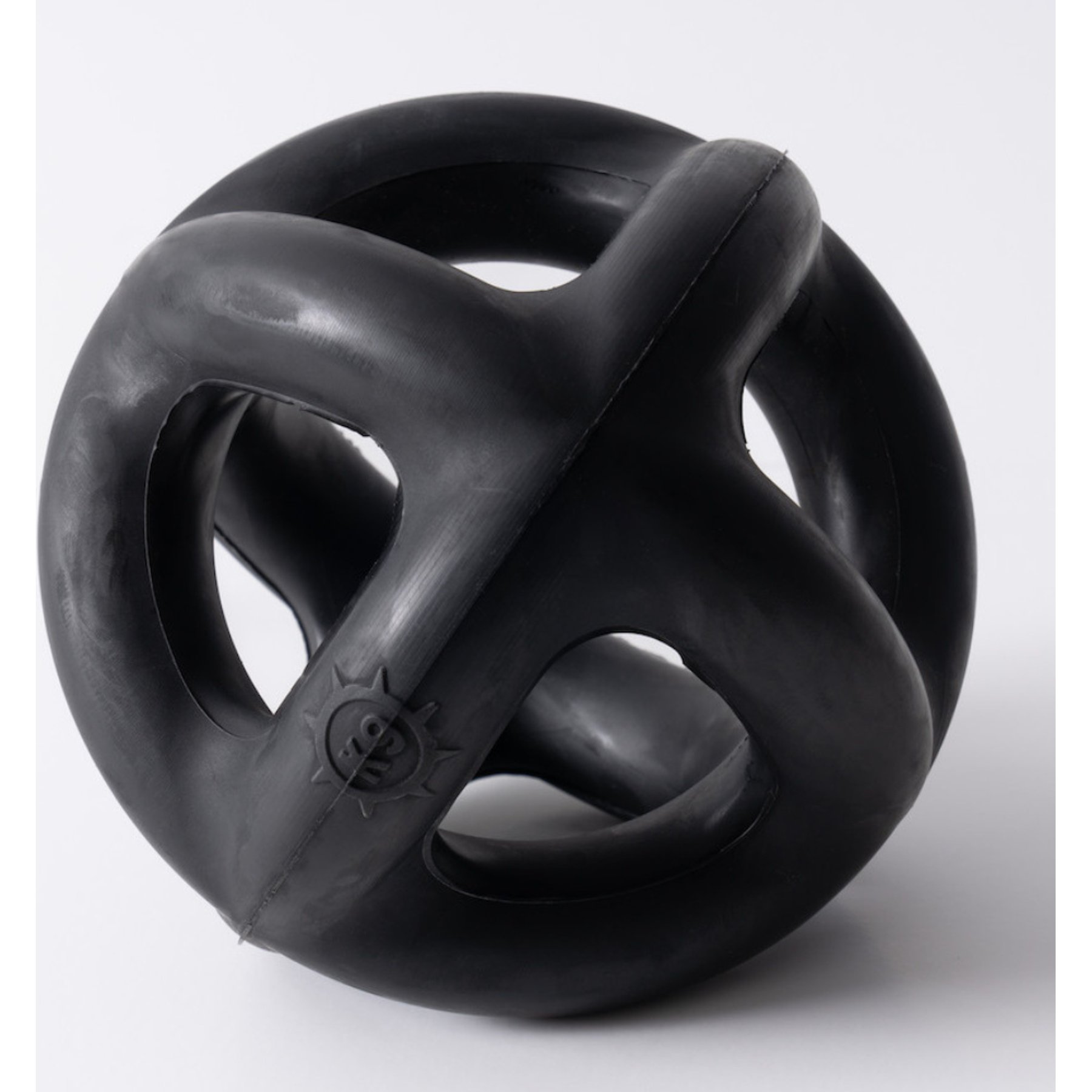 Monster K9 Dog Toys Indestructible Ring Ball, Black