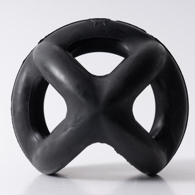 Show full view: Monster K9 Dog Toys Indestructible Ring Ball, Black slide 2 of 9