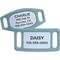 Show in main carousel: GoTags Engraved Silent Silicone Personalized Dog & Cat ID Tag, Teal, Small slide 1 of 8