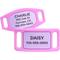 Show in main carousel: GoTags Engraved Silent Silicone Personalized Dog & Cat ID Tag, Pink, Large slide 1 of 9