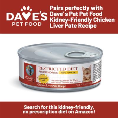 Show full view: Dave's Pet Food Renal-Friendly Sweet Potato Grain-Free Soft & Chewy Cat Treats, 3-oz bag slide 9 of 12