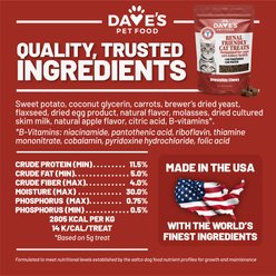Dave's Pet Food Renal-Friendly Sweet Potato Grain-Free Soft & Chewy Cat Treats, 3-oz bag slide 2 of 9
