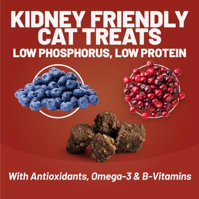 Show full view: Dave's Pet Food Renal-Friendly Sweet Potato Grain-Free Soft & Chewy Cat Treats, 3-oz bag slide 6 of 12