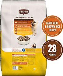 Nutrish Limited Ingredient Lamb Meal & Brown Rice Recipe Dry Dog Food, 28-lb bag (Rachael Ray) slide 2 of 8