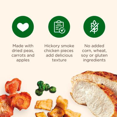 Show full view: Rachael Ray Nutrish Dish Chicken & Brown Rice Recipe with Veggies & Fruit Dry Food + Soup Bones Chicken & Veggies Flavor Dog Treats slide 9 of 10