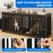 Show in main carousel: Yitahome Furniture Style Dog Crate, Black Oak, 71 inch slide 5 of 8