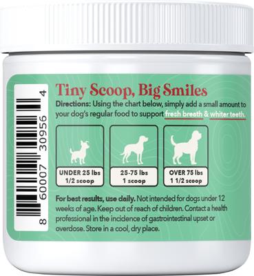 Show full view: Wild Acre Pet Advanced Dental Greens Powder Supplement for Dogs, 2.5-oz jar slide 4 of 7