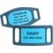 Show in main carousel: GoTags Engraved Silent Silicone Personalized Dog & Cat ID Tag, Blue, Large slide 1 of 9