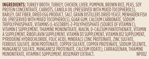 Show full view: Nutrish Whole Health Blend Chunks in Gravy Turkey, Brown Rice, Peas & Carrots Canned Dog Food, 13-oz can, case of 12 slide 8 of 12