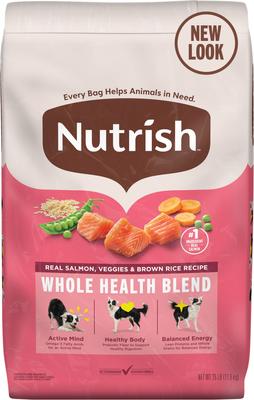Rachael Ray Nutrish Real Salmon, Veggies & Brown Rice Recipe Gentle Digestion Dry Dog Food