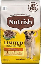 Nutrish Limited Ingredient Lamb Meal & Brown Rice Recipe Dry Dog Food, 28-lb bag (Rachael Ray)