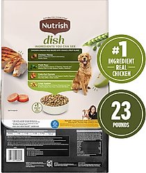 Nutrish Dish Chicken & Brown Rice Recipe with Veggie & Fruit Blend Dry Dog Food, 23-lb bag (Rachael Ray) slide 2 of 8