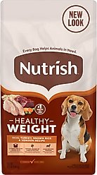 Nutrish Healthy Weight Real Turkey, Brown Rice & Venison Recipe Dry Dog Food, 5.5-lb bag (Rachael Ray)