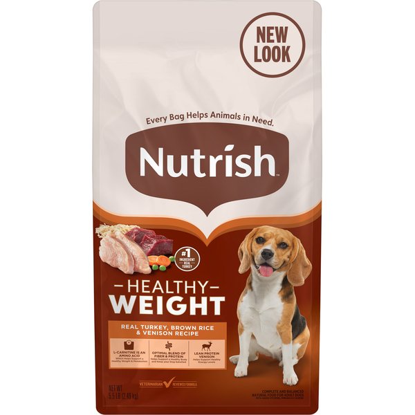 Nutrish Healthy Weight Real Turkey, Brown Rice & VenisonRecipe Dry Dog Food