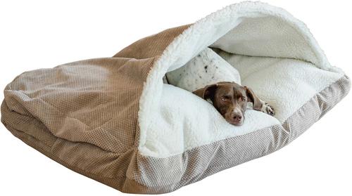 Show full view: Snoozer Pet Products Forgiveness Microsuede Cozy Cave Covered Dog Bed with Removable Cover, Marmot Taupe, X-Large slide 3 of 7