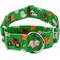 Show in main carousel: Country Brook Petz HossFit Jr Farm Life Y'all Wide Martingale Dog Collar, Green, Large slide 1 of 8