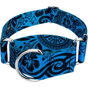 Up Country Gingham Nylon Dog Collar, Pink