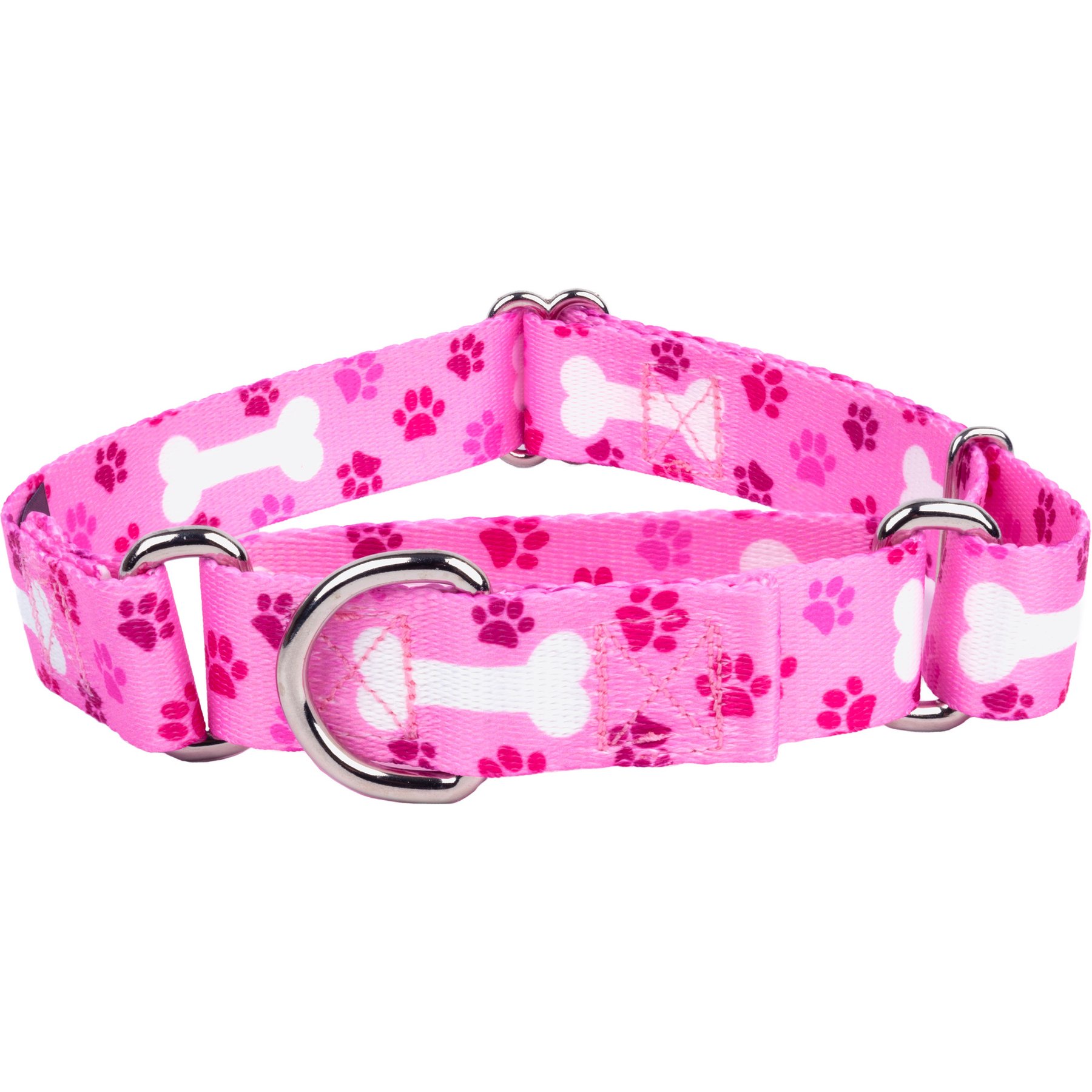 Country Brook Petz Oh My Dog Martingale Dog Collar, Pink, X-Large