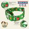 Show in main carousel: Country Brook Petz HossFit Jr Farm Life Y'all Wide Martingale Dog Collar, Green, Large slide 7 of 8
