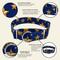 Show in main carousel: Country Brook Petz HossFit Jr Duty Honor Country Wide Martingale Dog Collar, Blue, X-Large: 23 to 31-in neck, 1.5-in wide slide 9 of 9