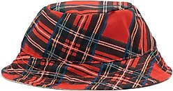 The Worthy Dog Plaid Bucket Dog Hat, Red, X-Large slide 2 of 3
