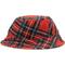 Show in main carousel: The Worthy Dog Plaid Bucket Dog Hat, Red, Medium slide 3 of 5
