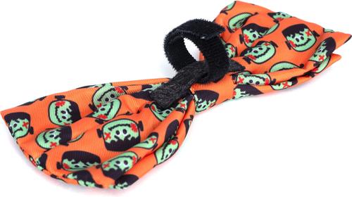 Show full view: The Worthy Dog Frank Dog Bow Tie, Orange, Small slide 2 of 3