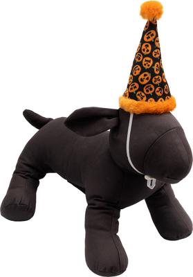 Show full view: The Worthy Dog Trick or Treat Party Dog Hat, Black, Large slide 3 of 5