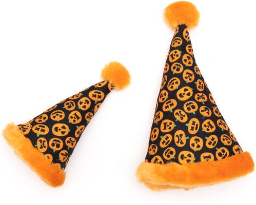 Show full view: The Worthy Dog Trick or Treat Party Dog Hat, Black, Large slide 4 of 5