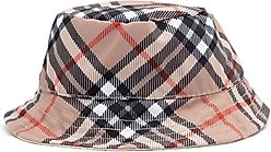 The Worthy Dog Plaid Bucket Dog Hat, Brown, Medium slide 2 of 3
