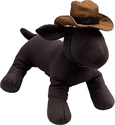 The Worthy Dog Cowboy Party Dog Hat, Brown, Small slide 2 of 4