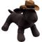 Show in main carousel: The Worthy Dog Cowboy Party Dog Hat, Brown, Large slide 3 of 6