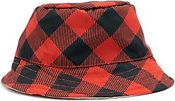 The Worthy Dog Buffalo Bucket Dog Hat, Red, Small slide 2 of 3