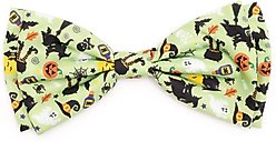 The Worthy Dog Witches Brew Dog Bow Tie, Green, Large