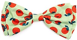 The Worthy Dog Tomatoes Dog Bow Tie, Green, Small