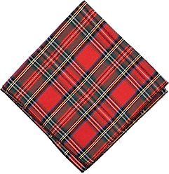 The Worthy Dog Red Plaid III Dog Bandana, Red, Small slide 2 of 3