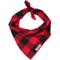 Show in main carousel: The Worthy Dog Large Buffalo Plaid Dog Bandana, Red, Small slide 1 of 4