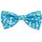 Show in main carousel: The Worthy Dog Preppy Bones Dog Bow Tie, Blue, Small slide 1 of 4