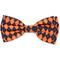 Show in main carousel: The Worthy Dog Halloween Argyle Dog Bow Tie, Black, Small slide 1 of 1