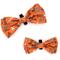 Show in main carousel: The Worthy Dog Halloween Bones Dog Bow Tie, Orange, Small slide 2 of 5