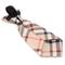 Show in main carousel: The Worthy Dog Bias Plaid Dog Neck Tie, Beige, Small slide 3 of 4