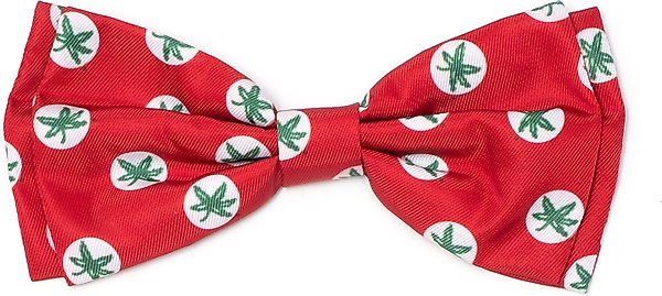 Show full view: The License House Ohio State Tossed Decals Dog Bow Tie, Red, Small slide 1 of 1