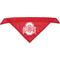 Show in main carousel: The License House Ohio State Mesh Dog Bandana, Red, Small slide 1 of 4