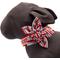 Show in main carousel: The License House Ohio State Helmet Stripe Flower Dog Collar Accessory, Gray, Small slide 3 of 3